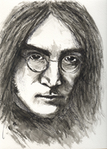 John Lennon with Glasses